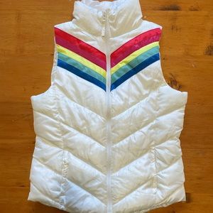 Pride puffer vest